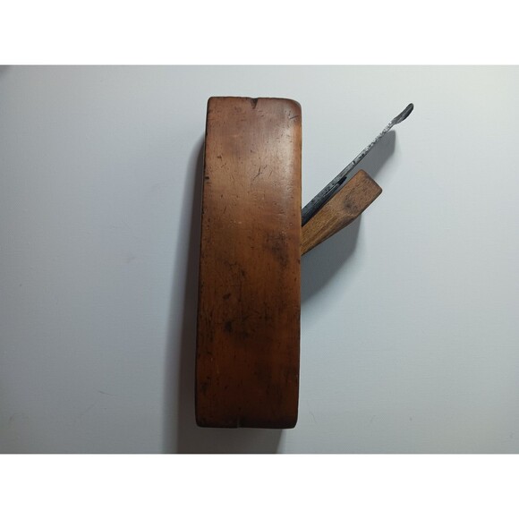 Moulson Brothers Antique Wood Plane Blade 1800s Greenfield Tool Co Coffin - Picture 6 of 13